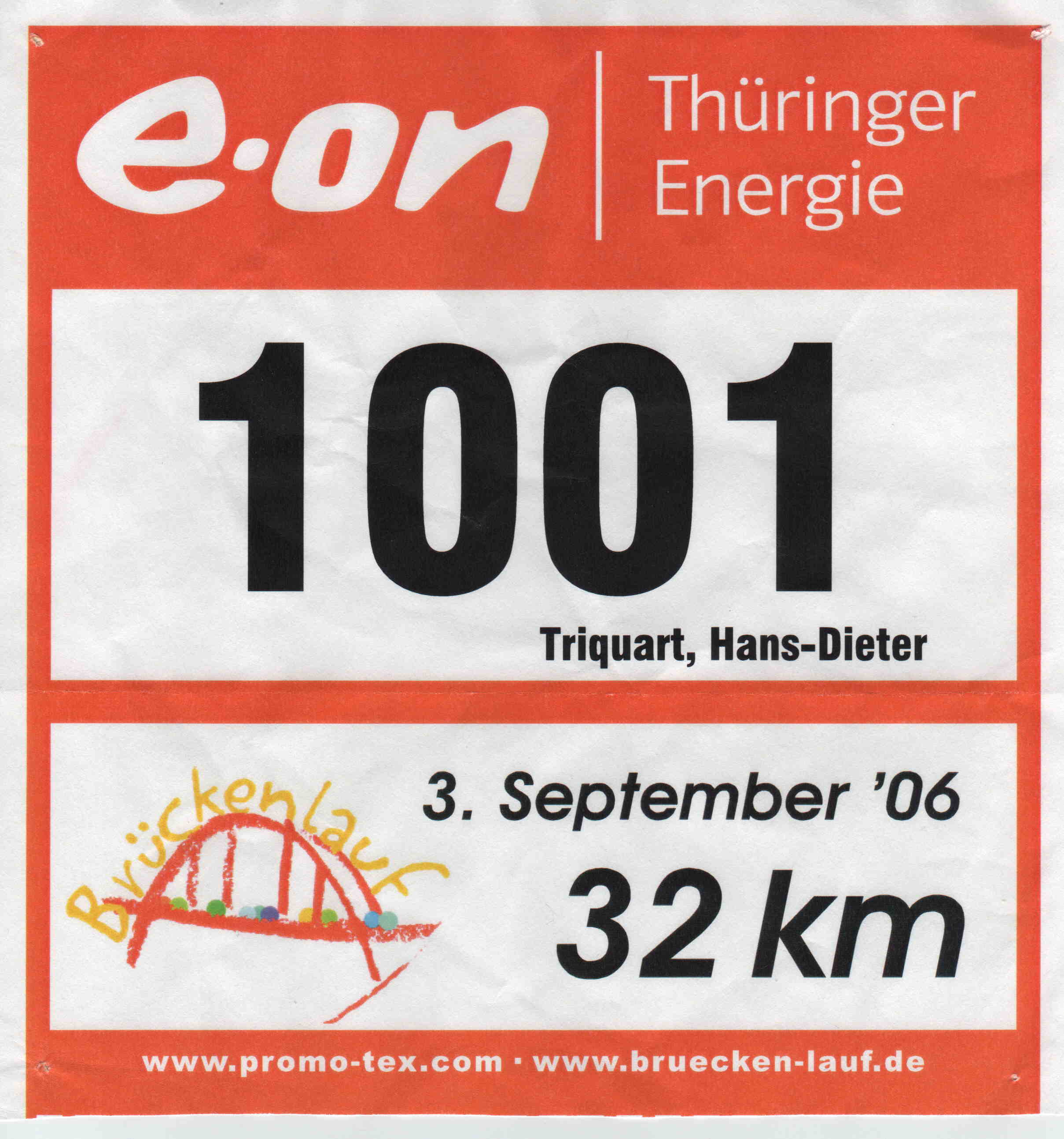 Meine Startnummer